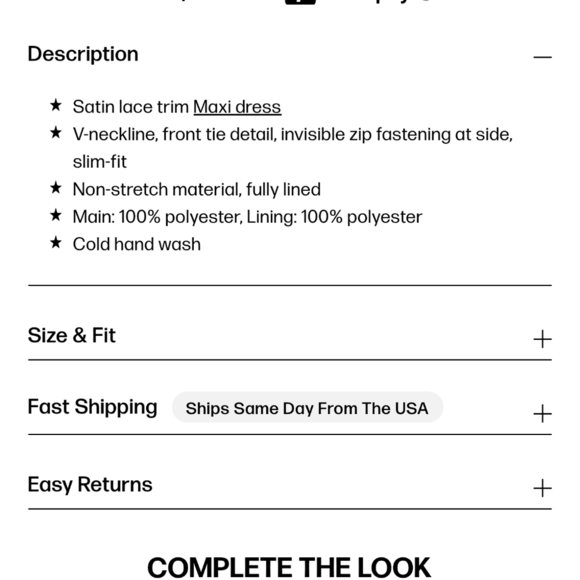 Princess Polly Blush Maxi Dress with Lace Trim - Picture 11 of 11